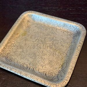 WB MFG CO silver plate trinket dish